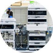 Analytical instruments (e.g., chromatography, mass spectrometers)